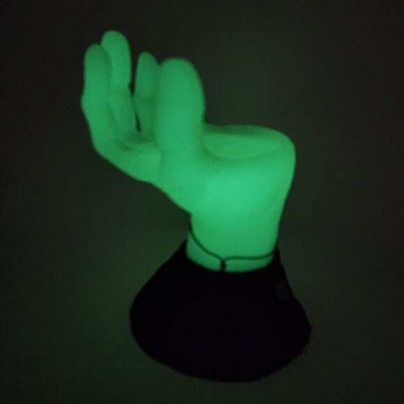 Bath & Body Works Halloween Glow in the Dark Franken Hand 3 wick Candle Holder - Picture 13 of 13